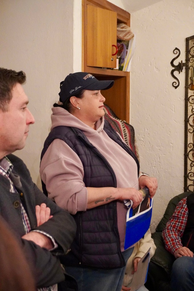 Reitwartin Andrea Wimeder bei ihrem Bericht über 2025.